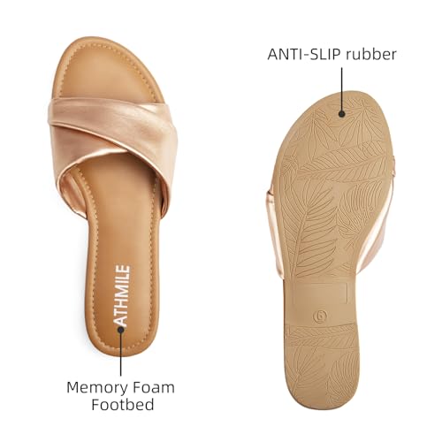 Women's Dressy Summer Flat Leather Sandals J18725
