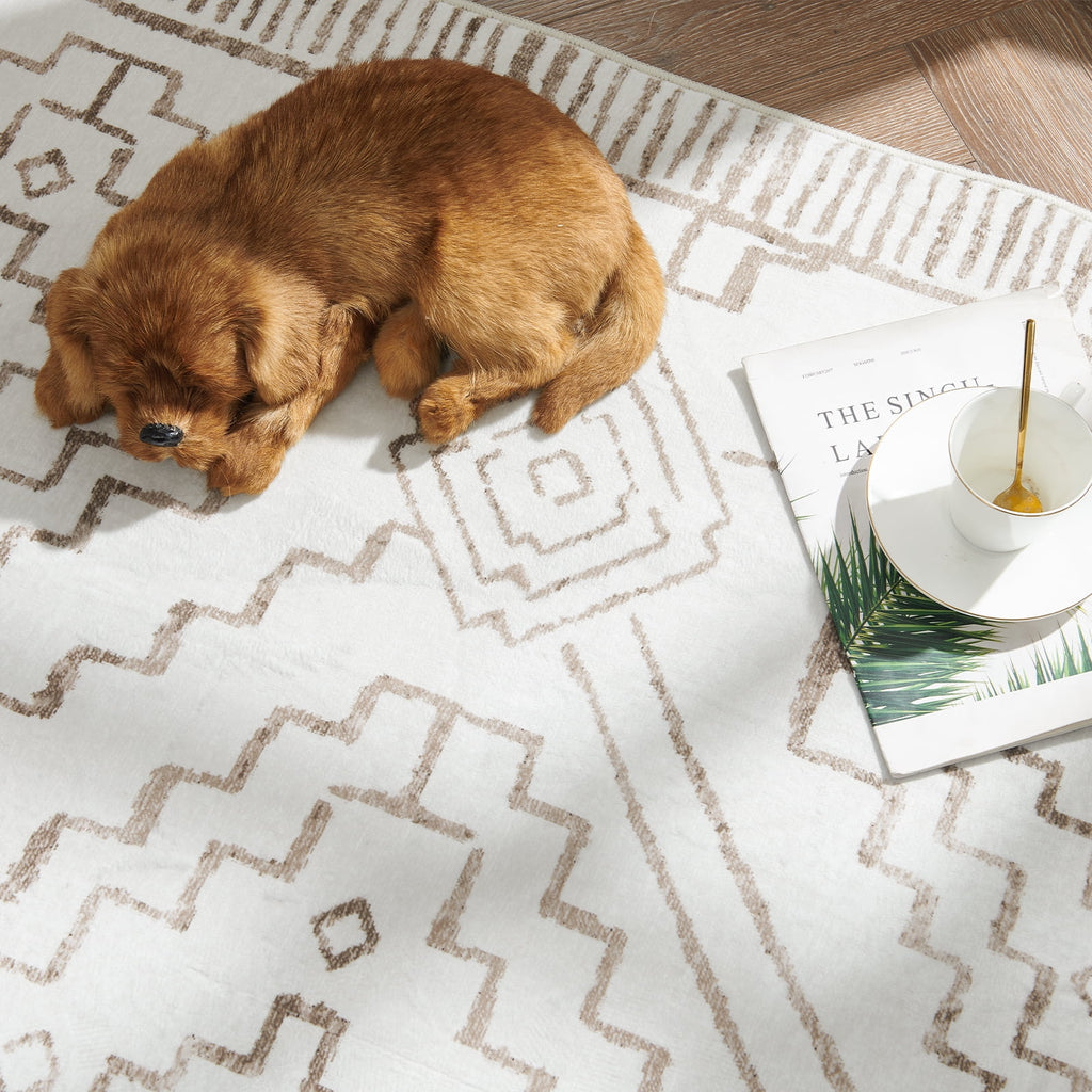Taupe 2X5 Area Rug I831423