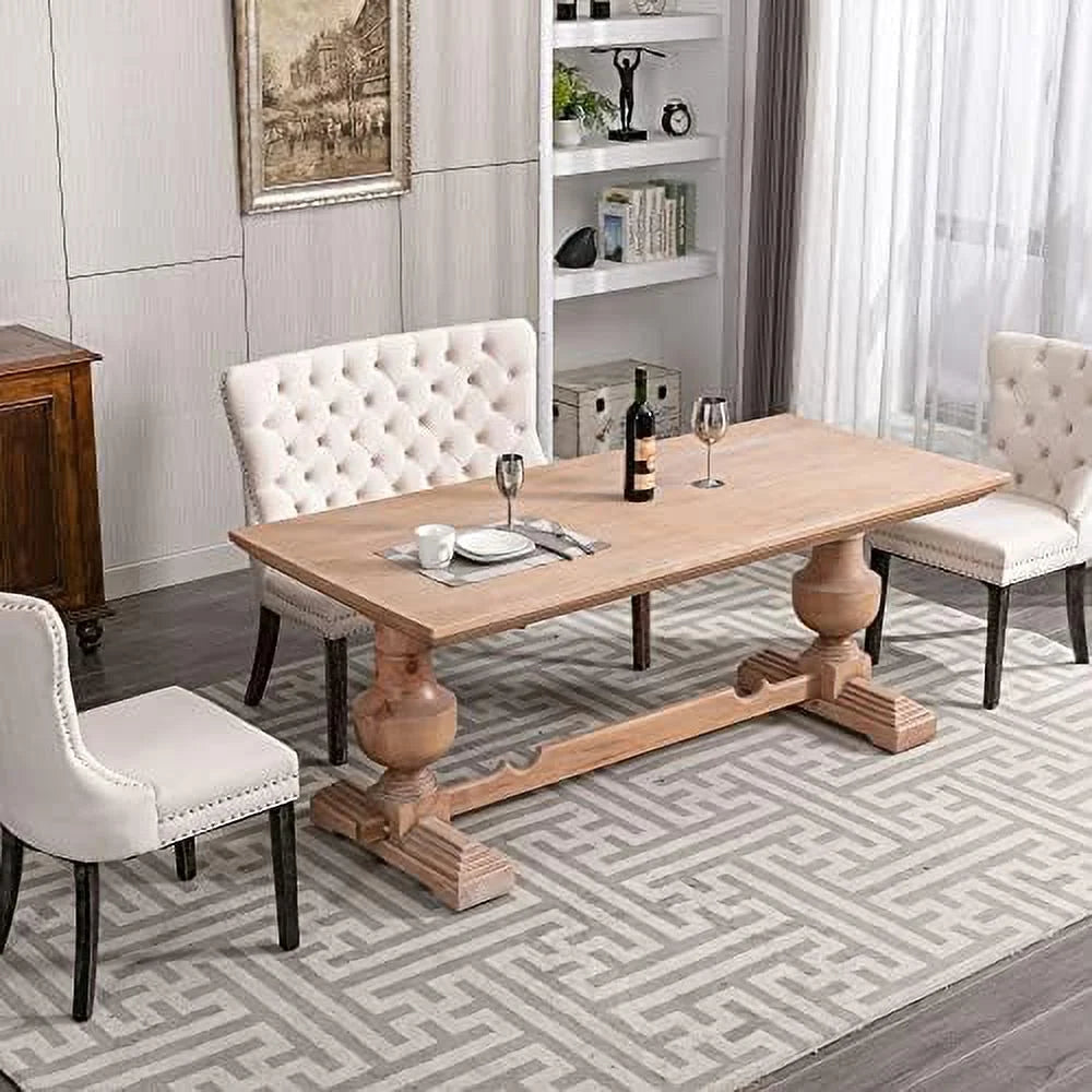 Velvet Tufted Back Dining Chairs with Gold Metal Legs S254