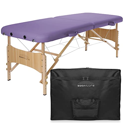 Black Portable Folding Massage Table V782427