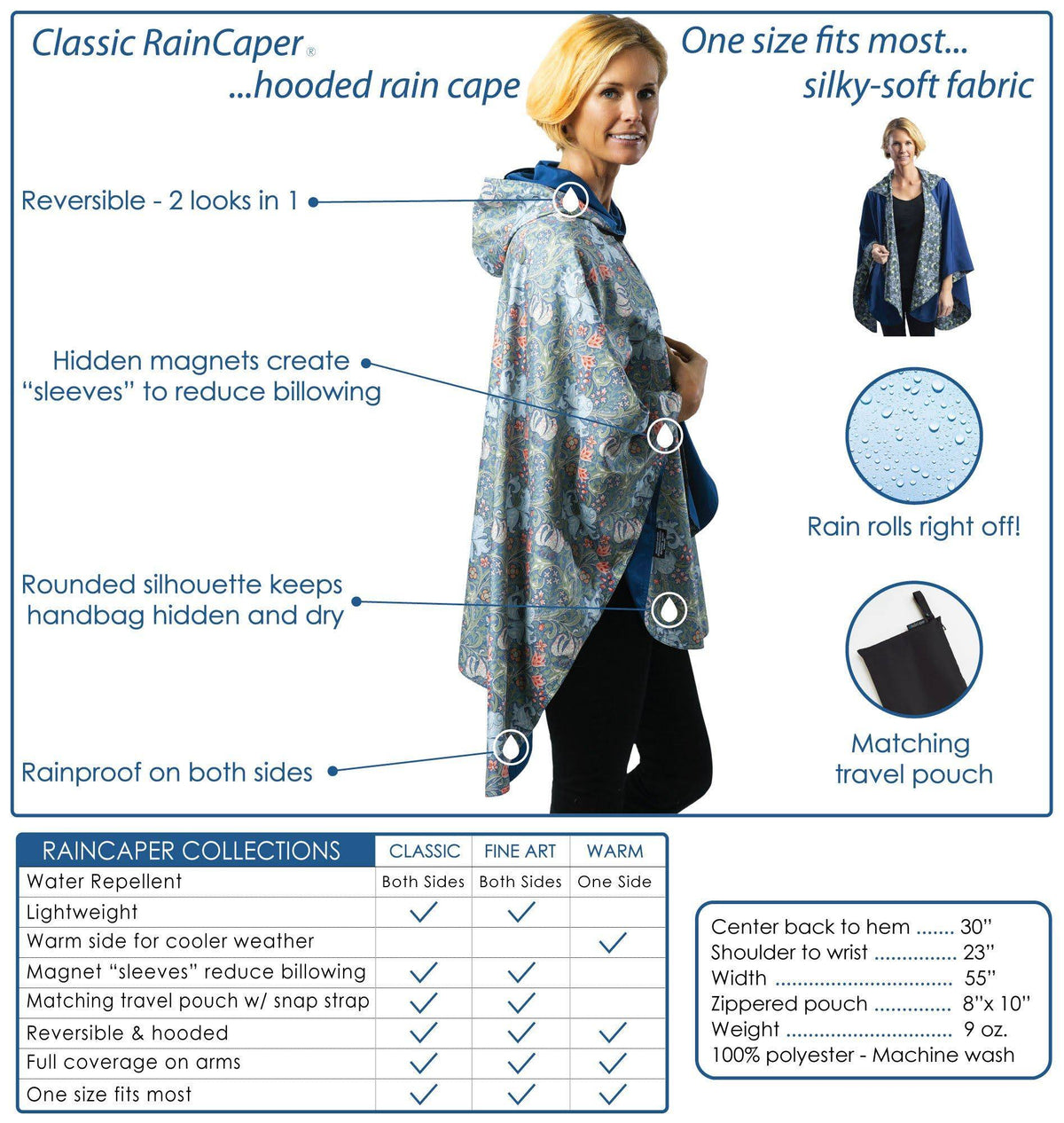 Bluebird & Birds Travel Cape H682235