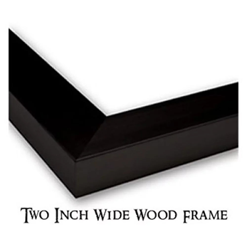 Black Modern Framed Art Print W34882