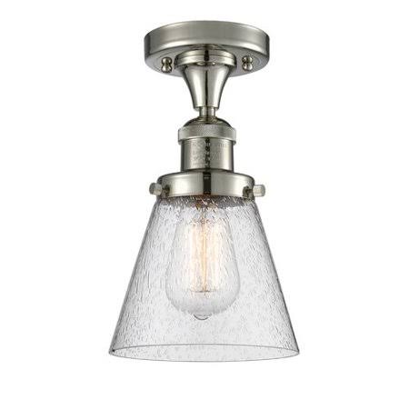 Polished Nickel Semi Flush Mount Light N13942