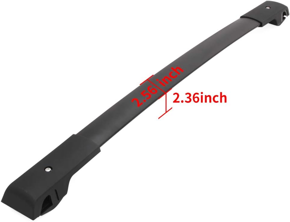 Roof Rack Side Rails Cross Bars Pack of 2 T9233