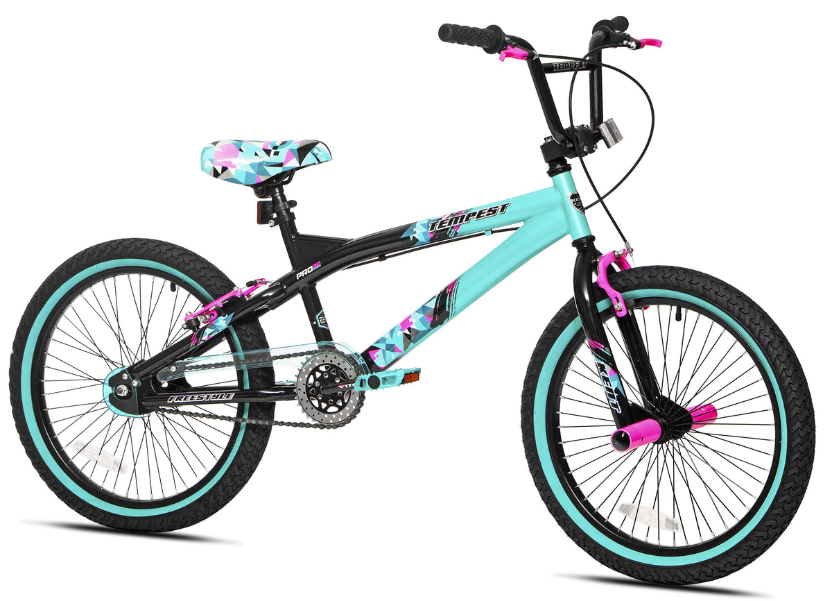 20 Girl's Black Aqua Bicycles T849594