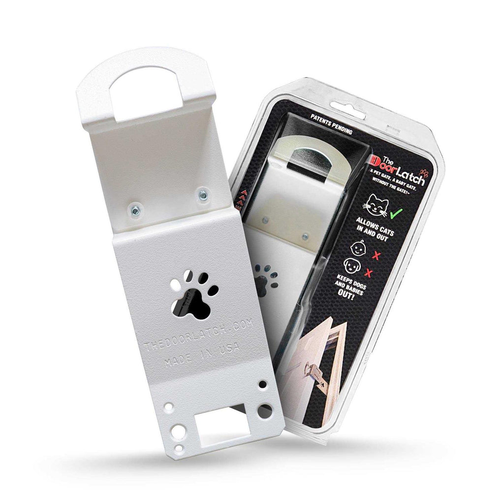 White Powder Coat Steel Small Dog/Cat Door U3145