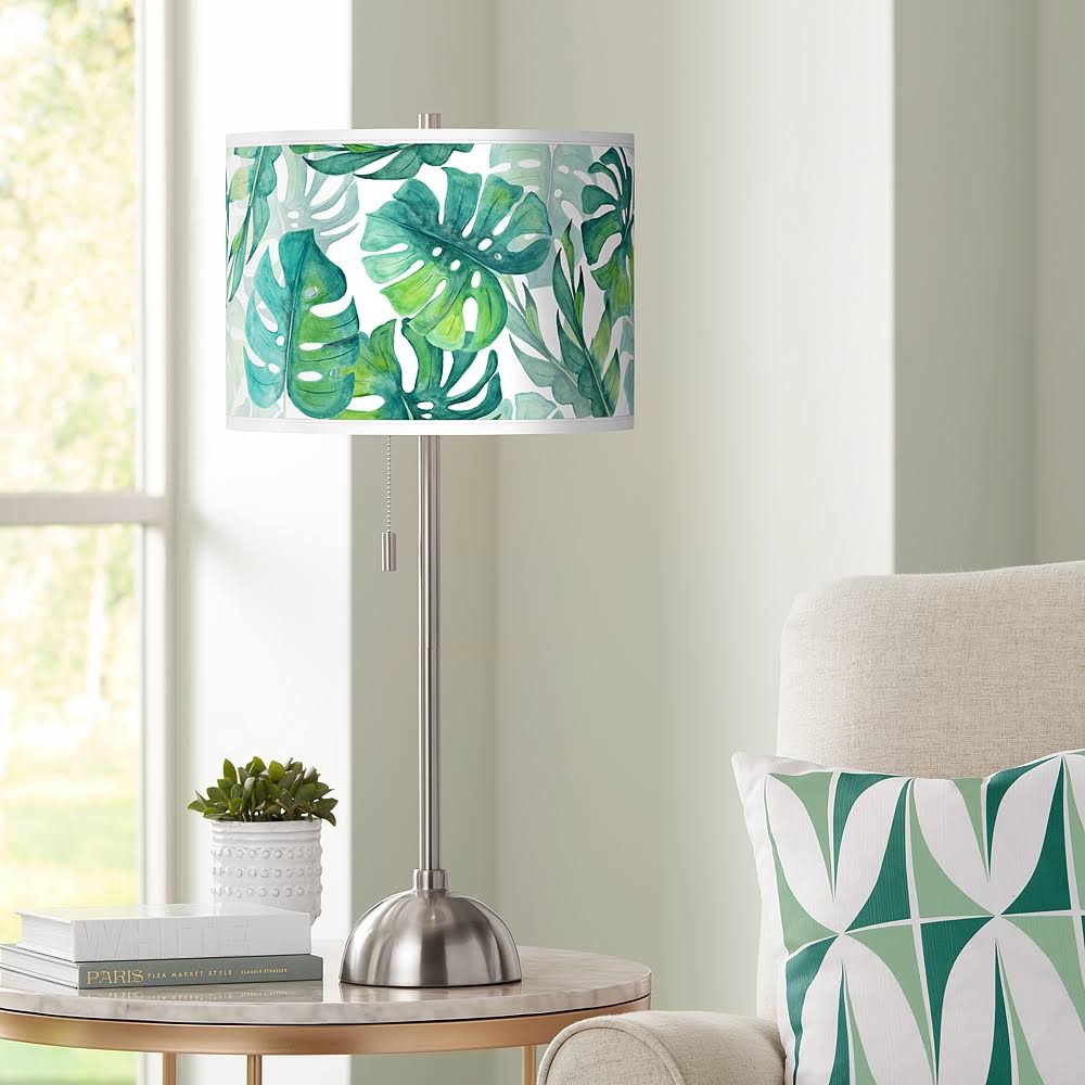 Brushed Nickel Table Lamp Q49679