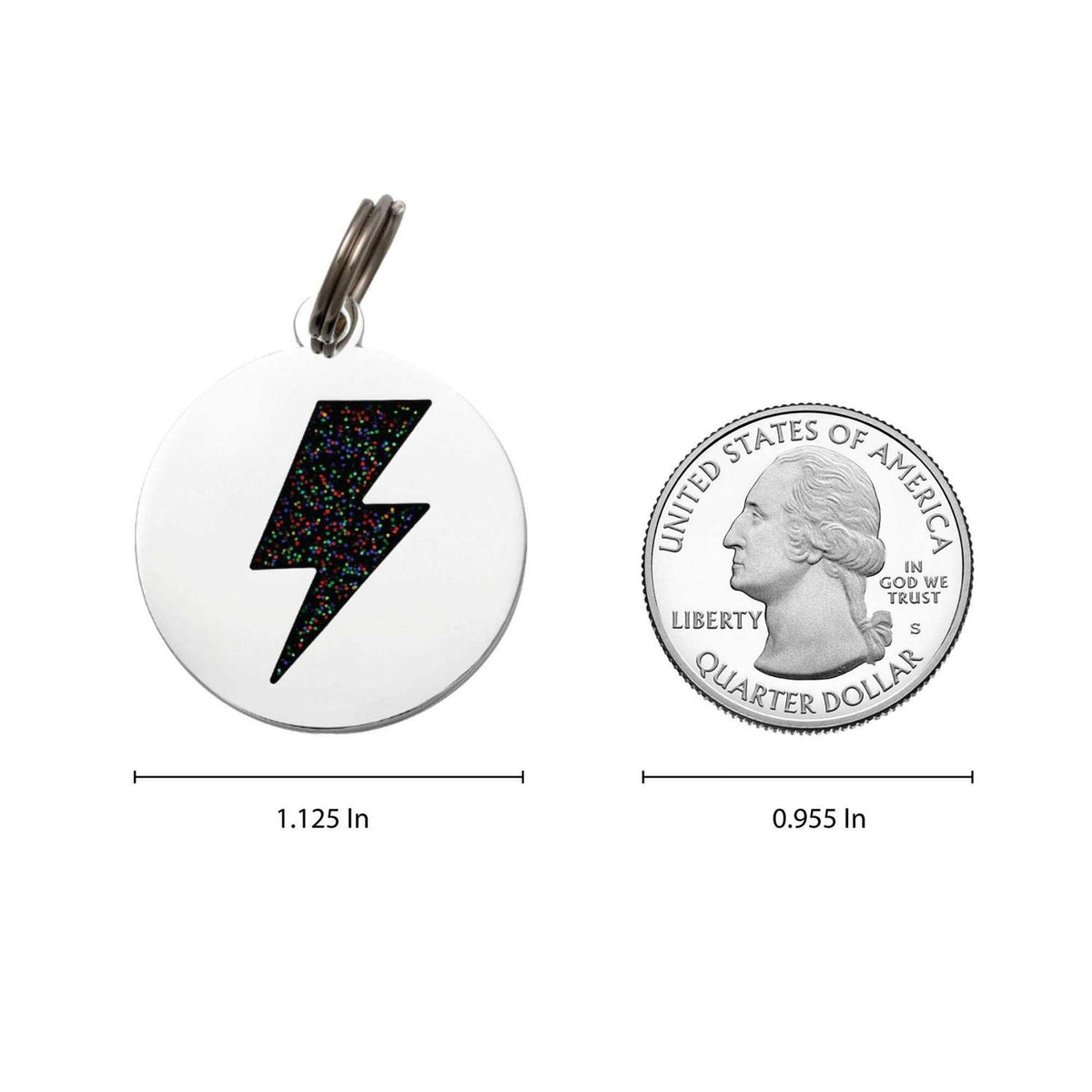 Lightning Bolt Pet ID Tag I83966