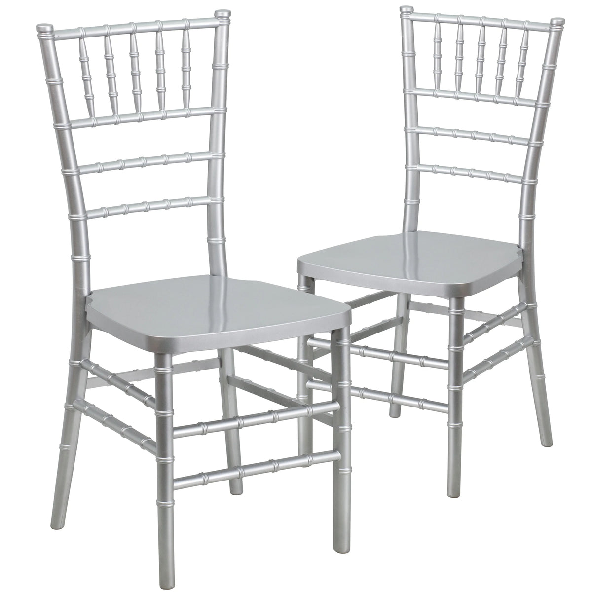 Silver Resin Stacking Chiavari Chair J7741