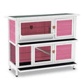 Pink Animal Hutch with Feeder N526041