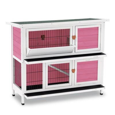 Pink Animal Hutch with Feeder N526041