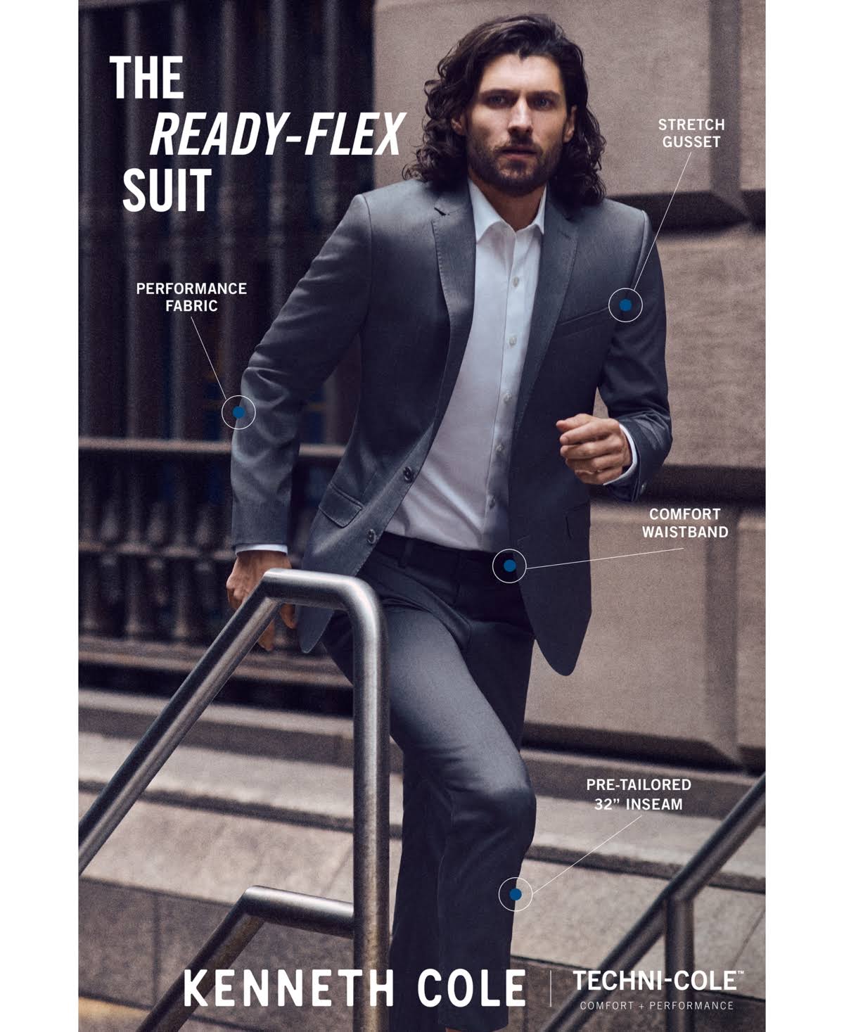 Charcoal Basketweave Slim-Fit Suit I59728