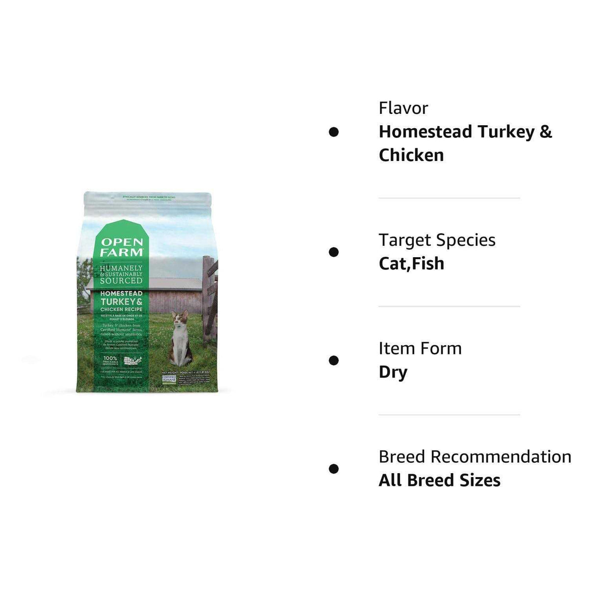 Grain Free Turkey & Chicken Dry Cat Food A347661