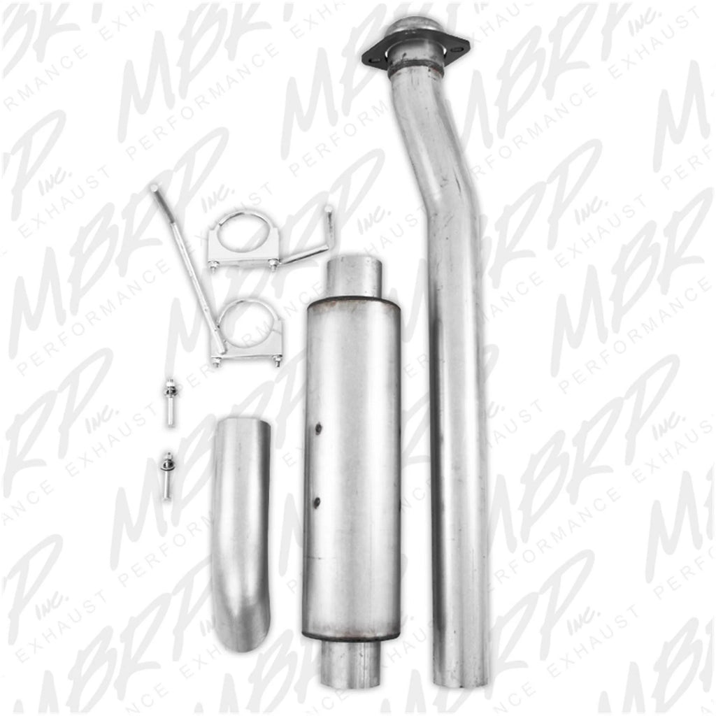 Cat Back Single Turn Down Exhaust System E783874