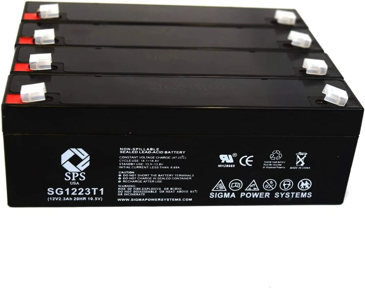 12V 2.3 Ah Replacement Battery 4 Pack L68144