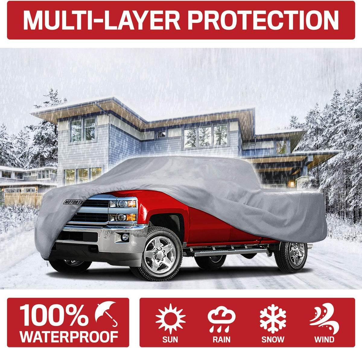 Custom Fit Waterproof Truck Cover U66488