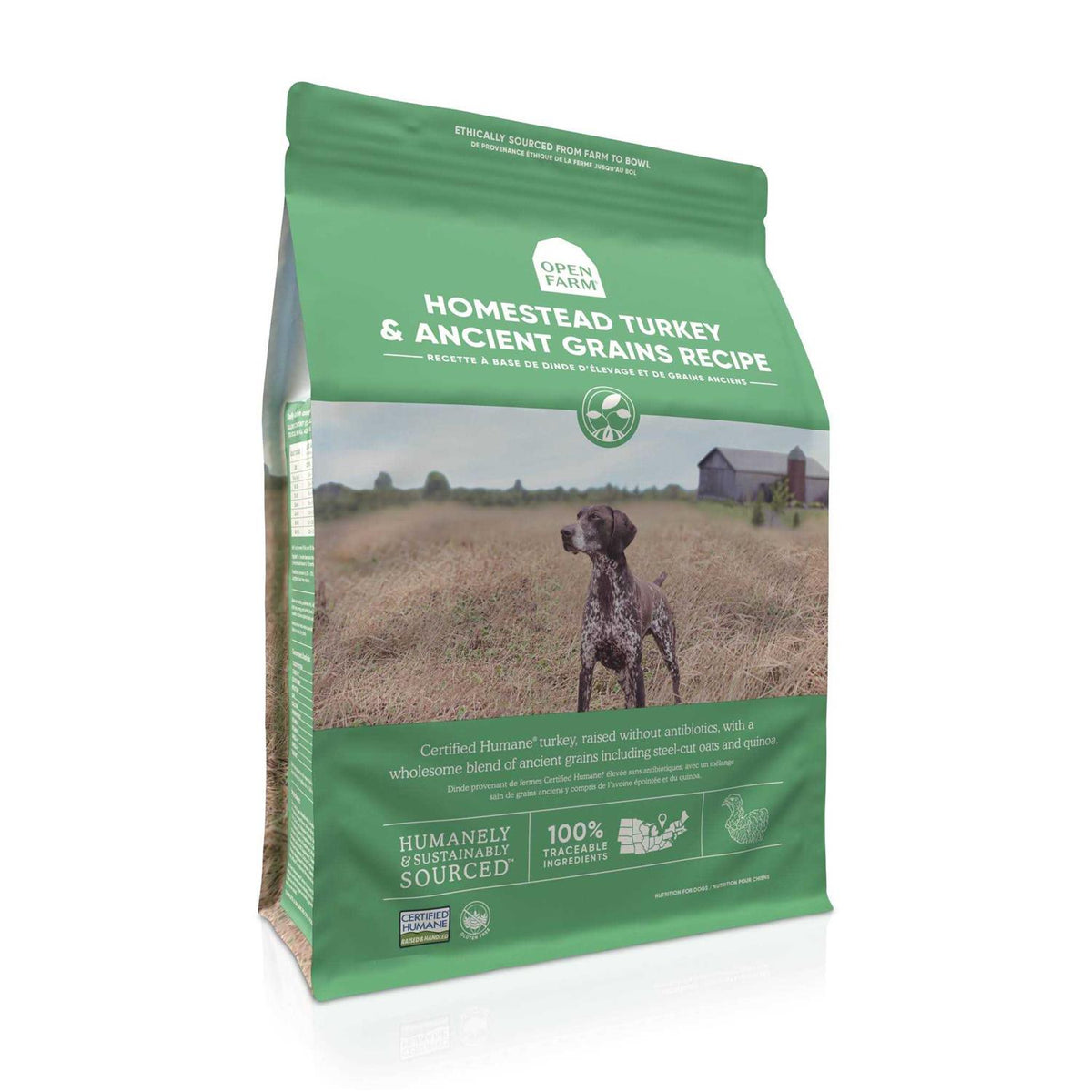 Homestead Turkey Ancient Grains Dry Dog Food O661