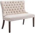 Velvet Tufted Back Dining Chairs with Gold Metal Legs S254
