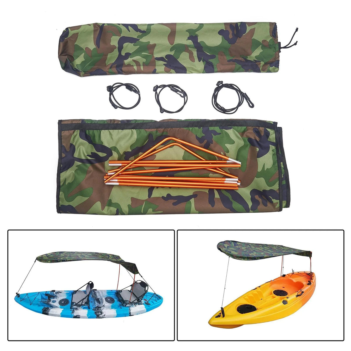 Rainproof Kayak Boat Awning Cover 900x1240mm I77528