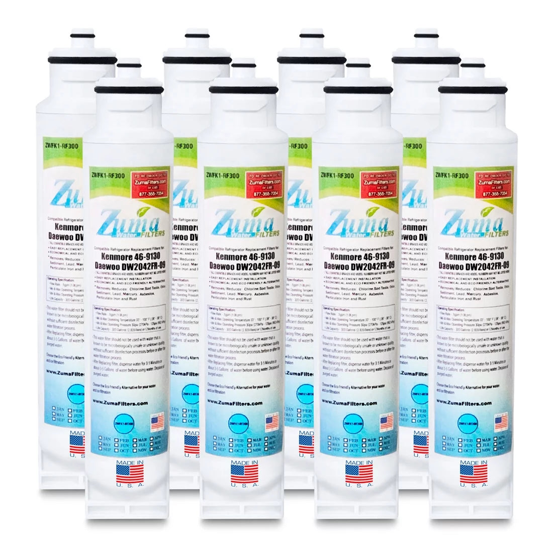 Water and Ice Filter 8 Pack Q402011