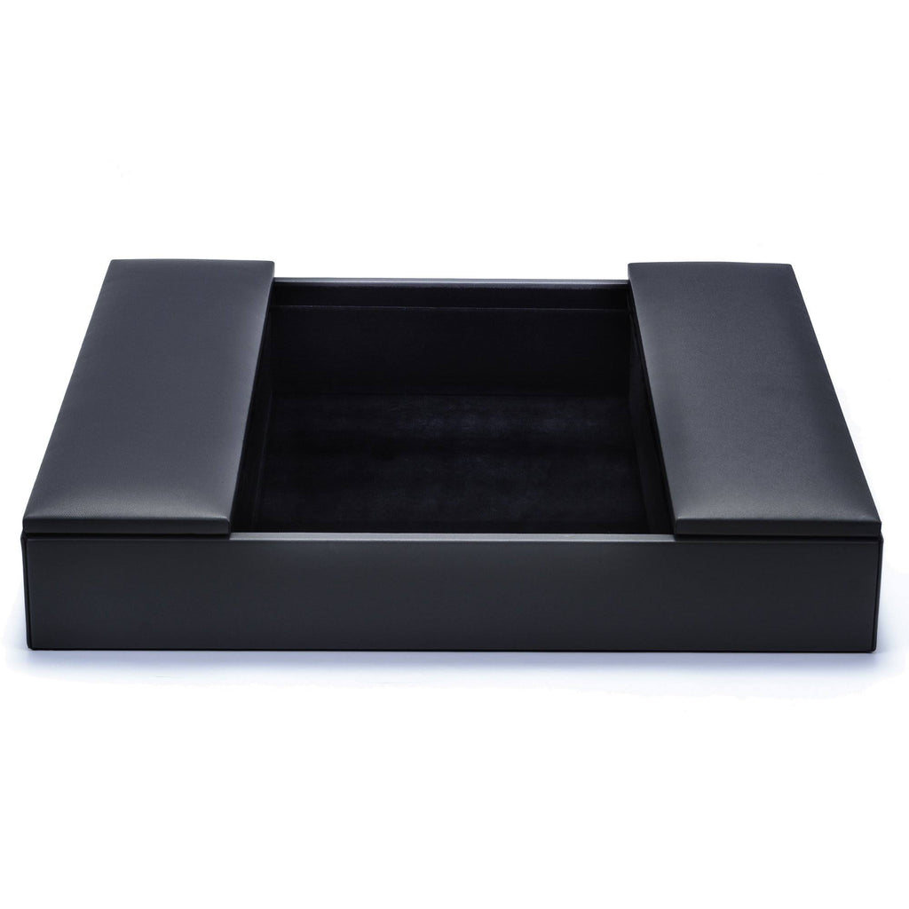 Navy Blue Leatherette Conference Room Organizer B632521