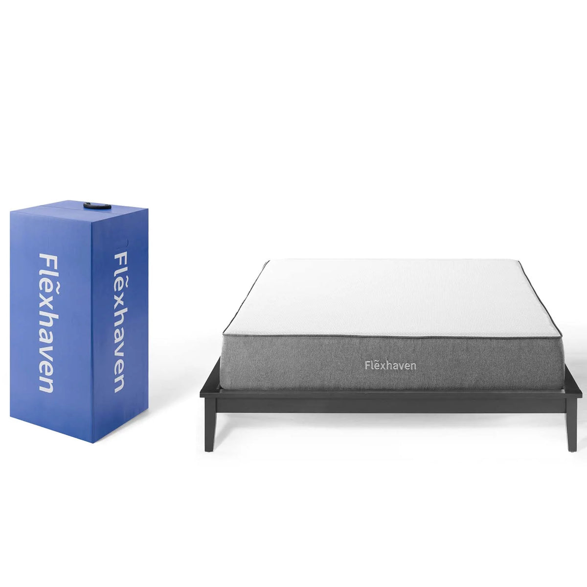 Memory Foam Queen Mattress in White I505