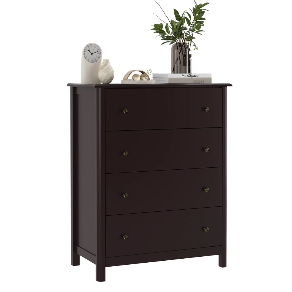 White 4 Drawer Dresser Z19302