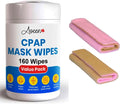 Unscented CPAP Mask Wipes with 2 Fleece Covers O7627