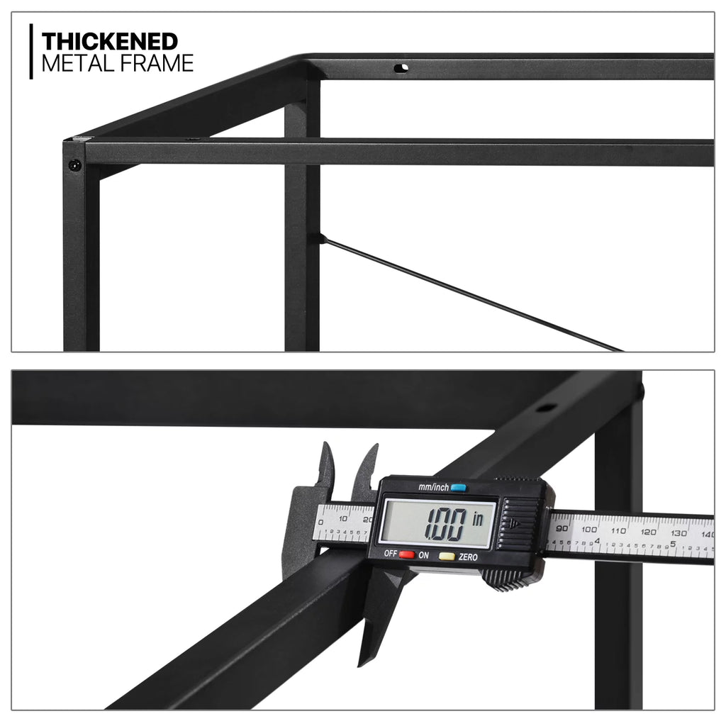55" Black Computer Desk with Storage Bag M586980