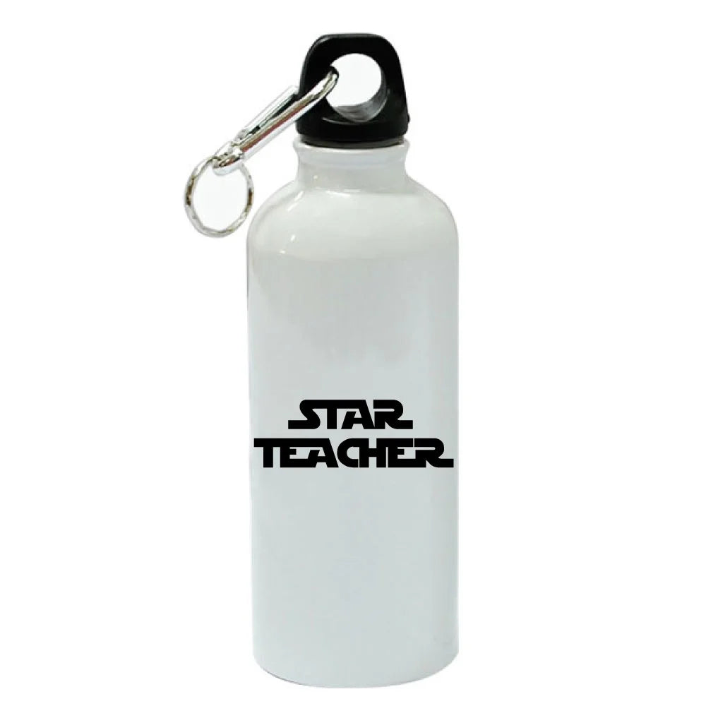 White Aluminum Sports 20 oz Water Bottle K263