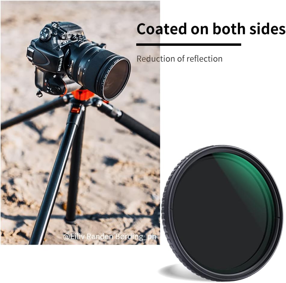 52mm Variable ND Filter ND32-ND512 HD Neutral Density Lens Filter A980273