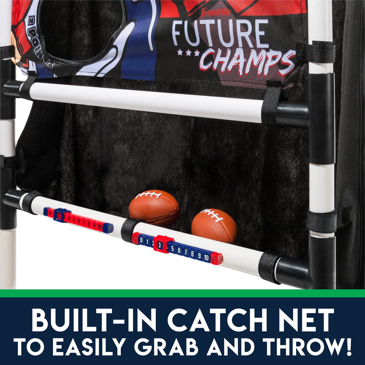 Multi-color Football Target Toss Game, 4 Pieces K8712