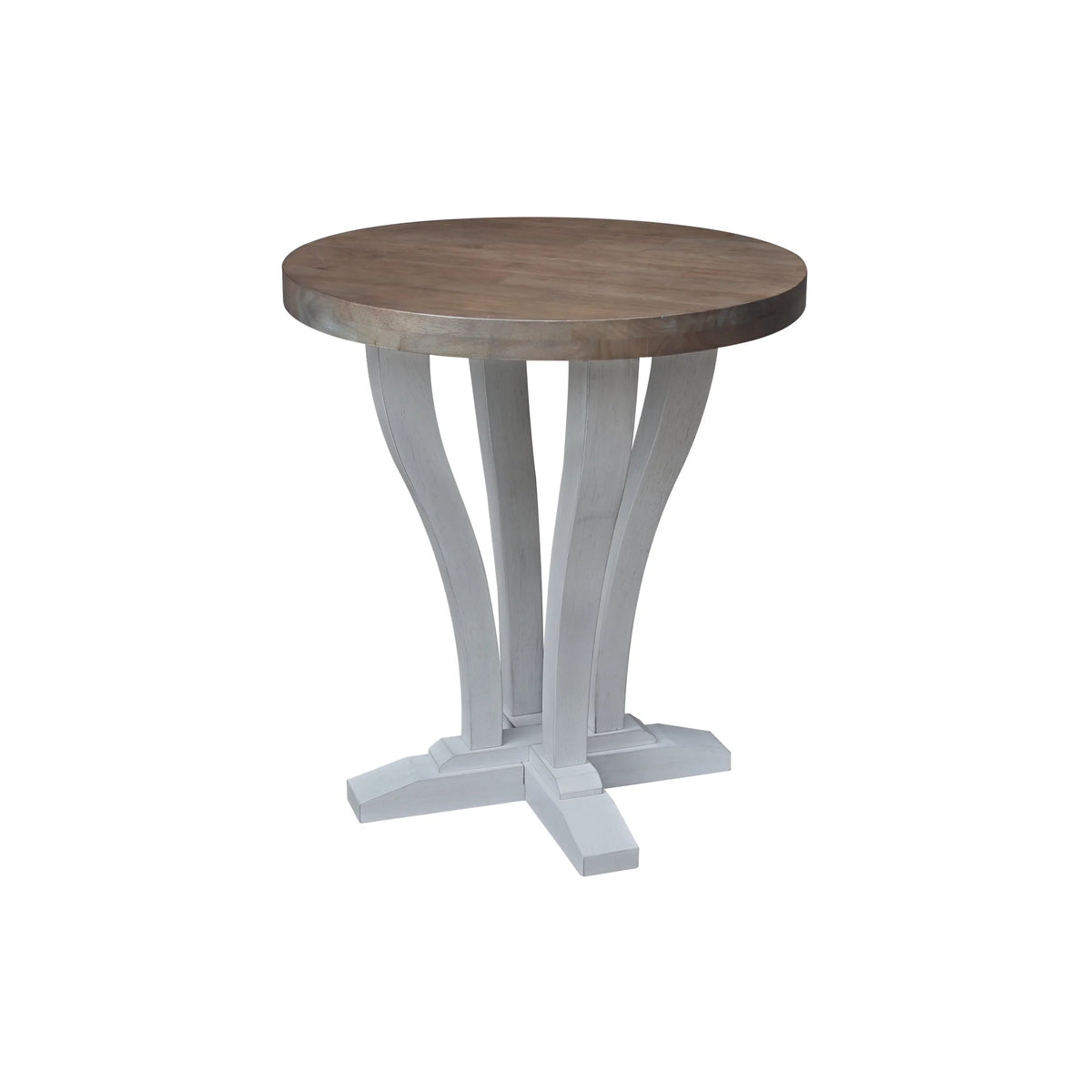 Solid Wood Round End Table C858109