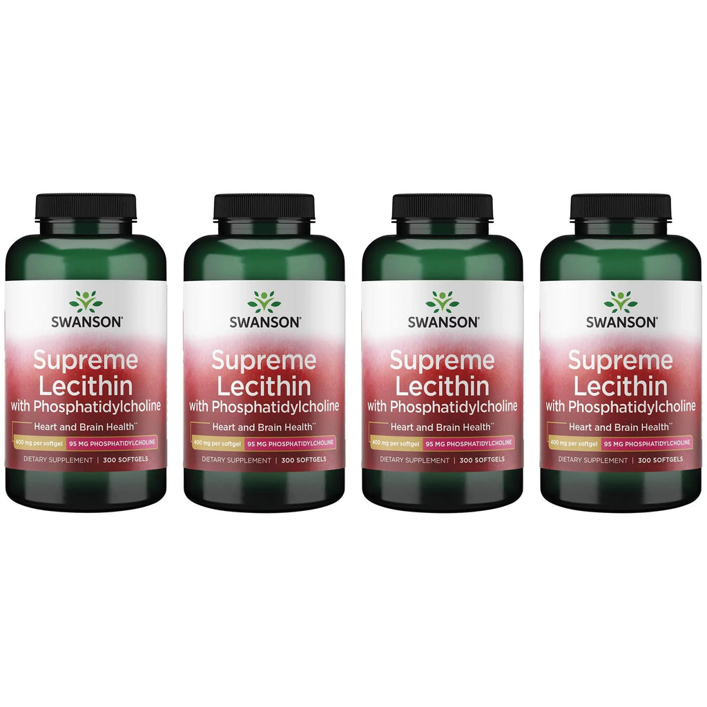 Lecithin with Phosphatidylcholine 300 Sgels 4 Pack Z393