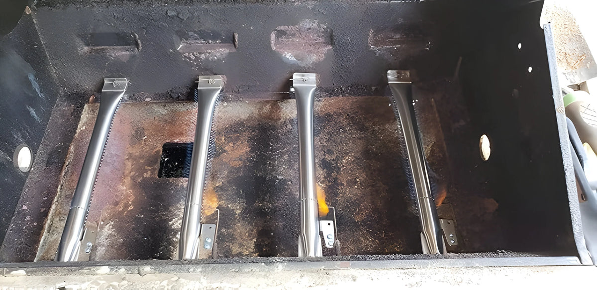 Stainless Steel Tube Burner 14 7/8 inch Set of 4 M265793