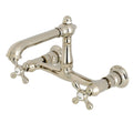 Polished Nickel Center Wall Mount Bathroom Faucet M651229