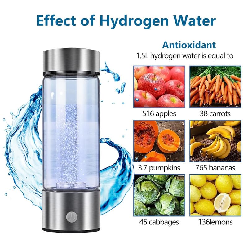 Rechargeable Hydrogen Water Generator with Gift Box E1669