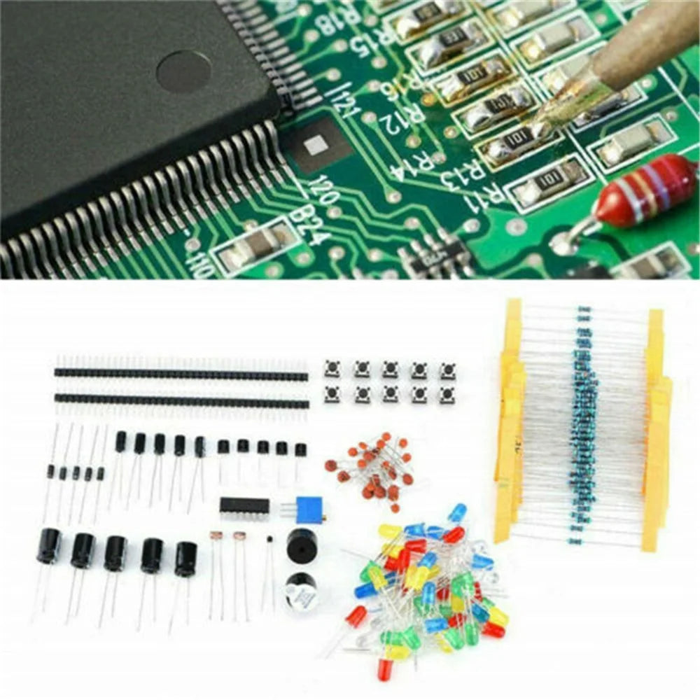 Electronic Components Kit with Precision Resistor K6118