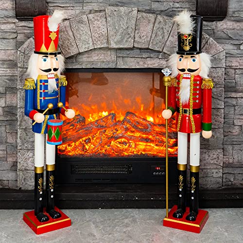 32 inch Wooden Nutcracker Decoration N9049