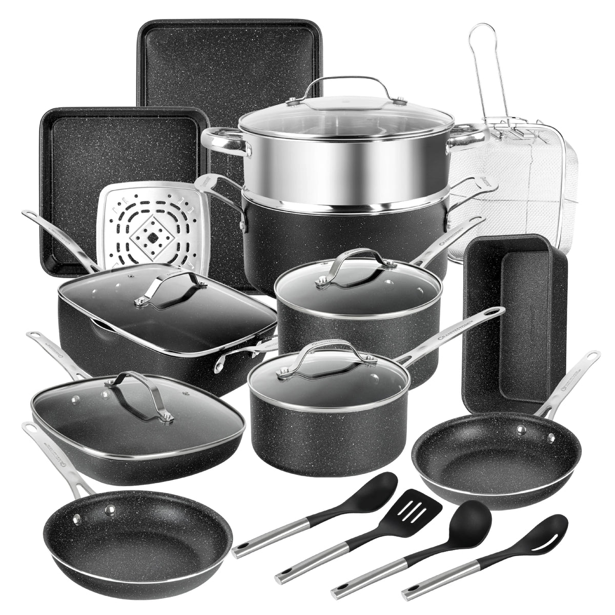 22 Pcs Nonstick Cookware and Bakeware Set O1550