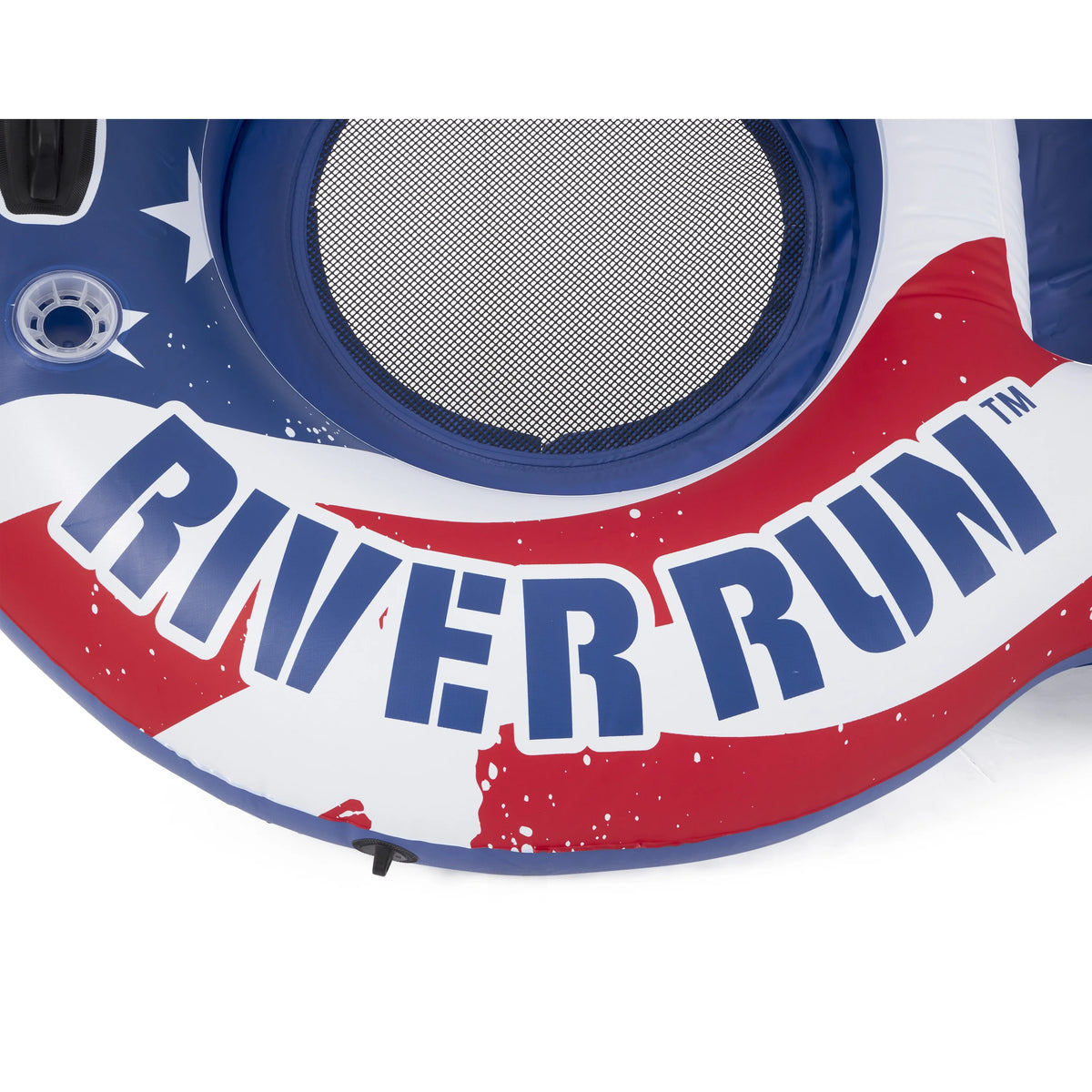 Inflatable American Flag 2 Person Pool Float with Cooler (2 Pack) M5572