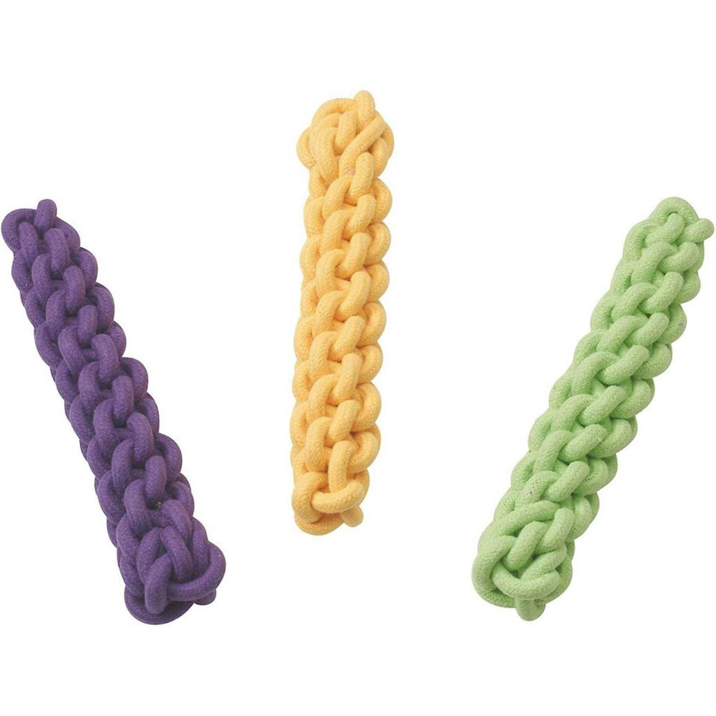 Assorted Rope Rubber Tuff Stick M6387
