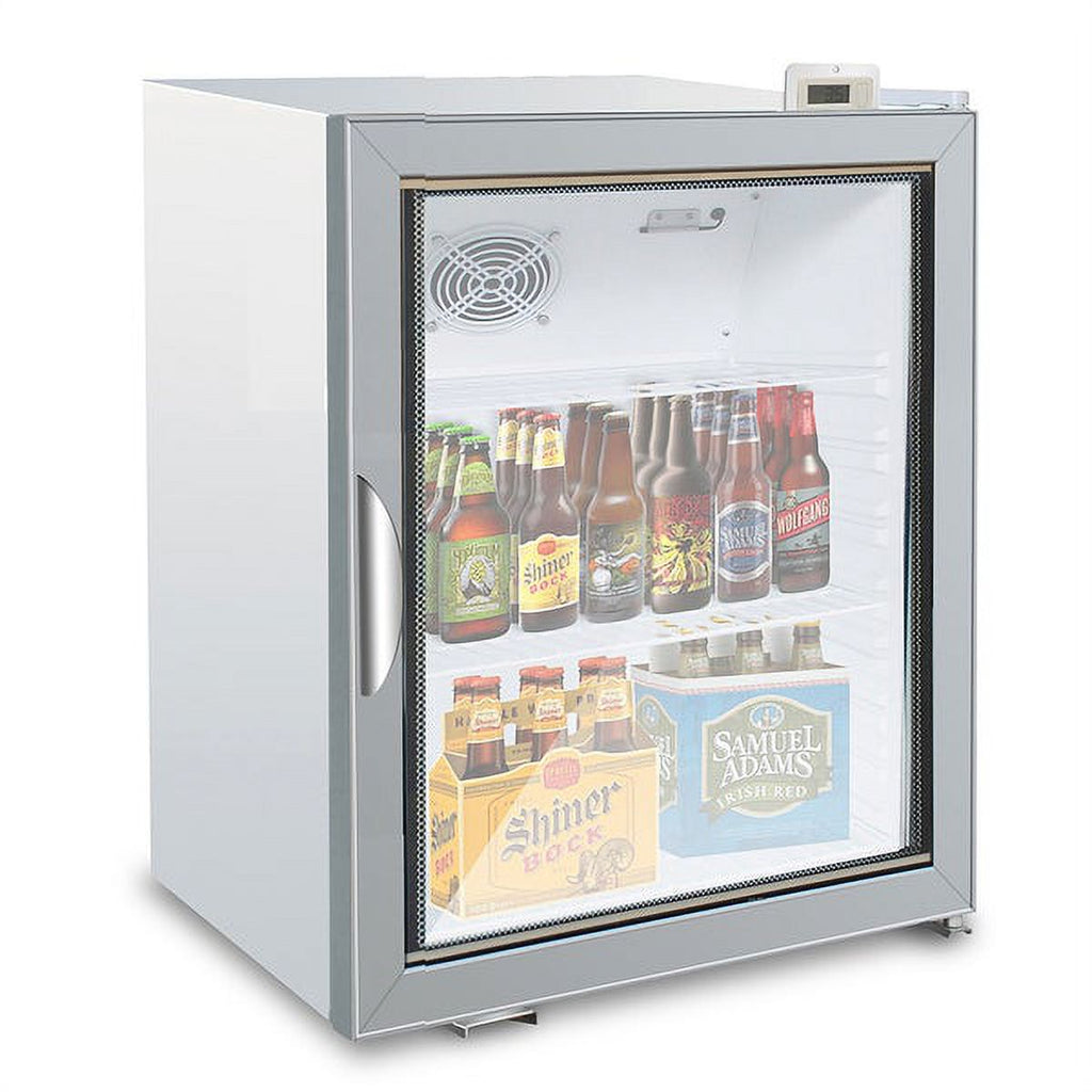 Silver Countertop Merchandiser Refrigerator S35691