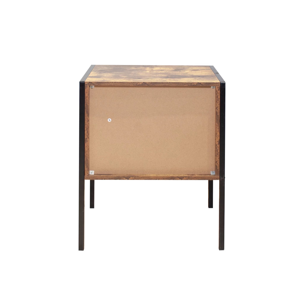 Rustic Brown 6 Drawer Wood Dresser O668