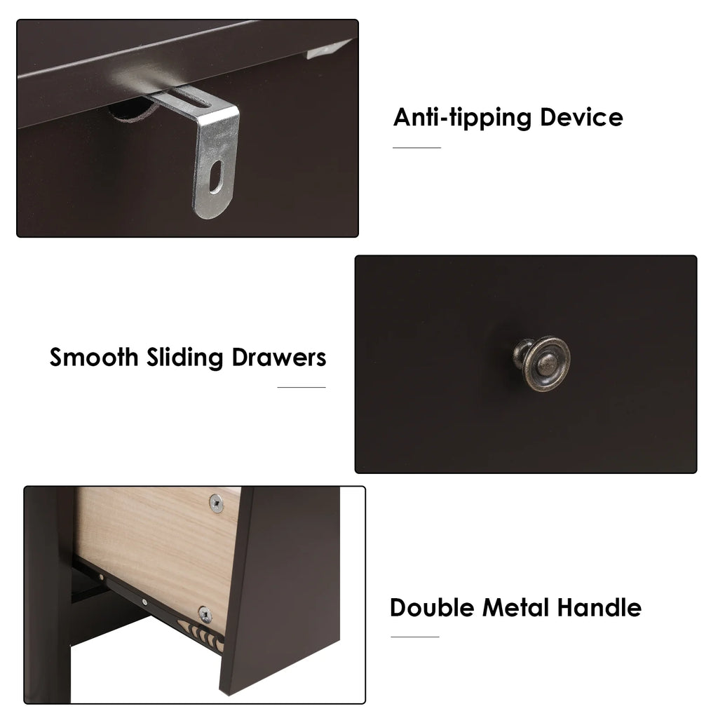 White 4 Drawer Dresser Z19302