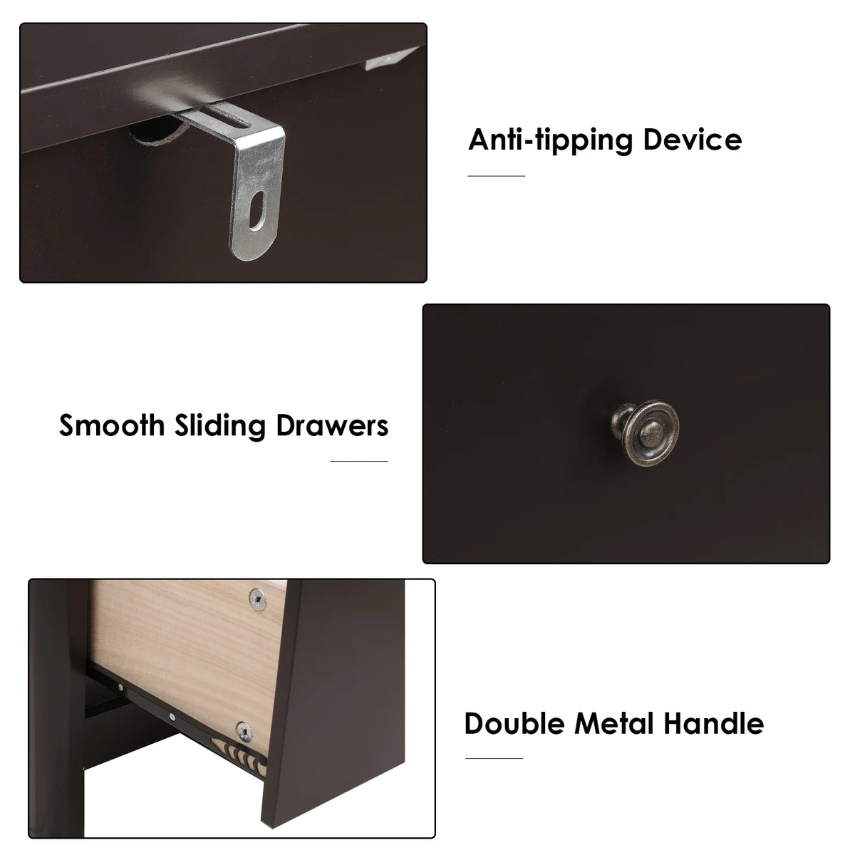 White 4 Drawer Dresser Z19302