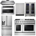 48 Propane Gas Range, Range Hood, Refrigerator, Dishwasher, Microwave, Wine Cooler O2538
