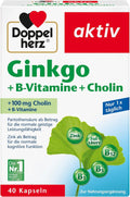 Ginkgo Vitamin B Choline Dietary Supplement 40 Capsules M185