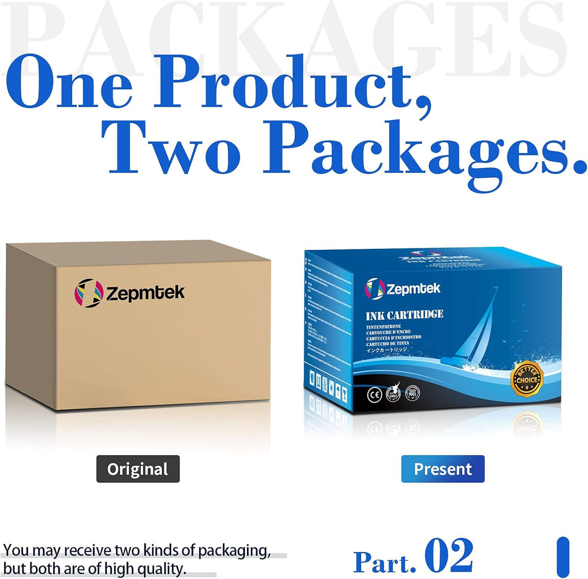 Remanufactured Ink Cartridge Pack of 2 (1 Black) R9418