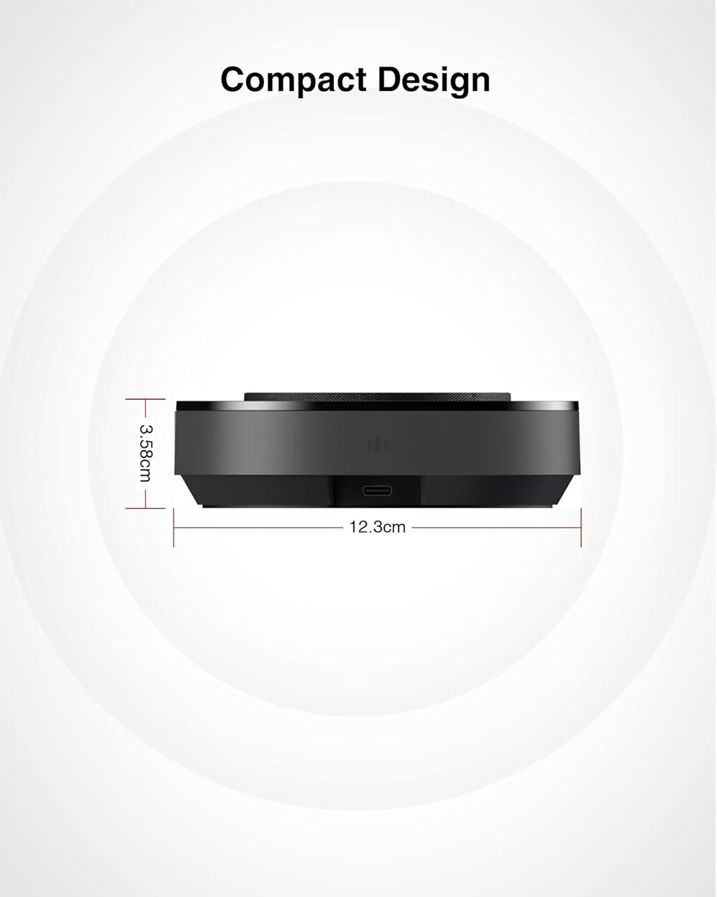 USB/Bluetooth Speakerphone with 4 AI Mics Beamforming G6292